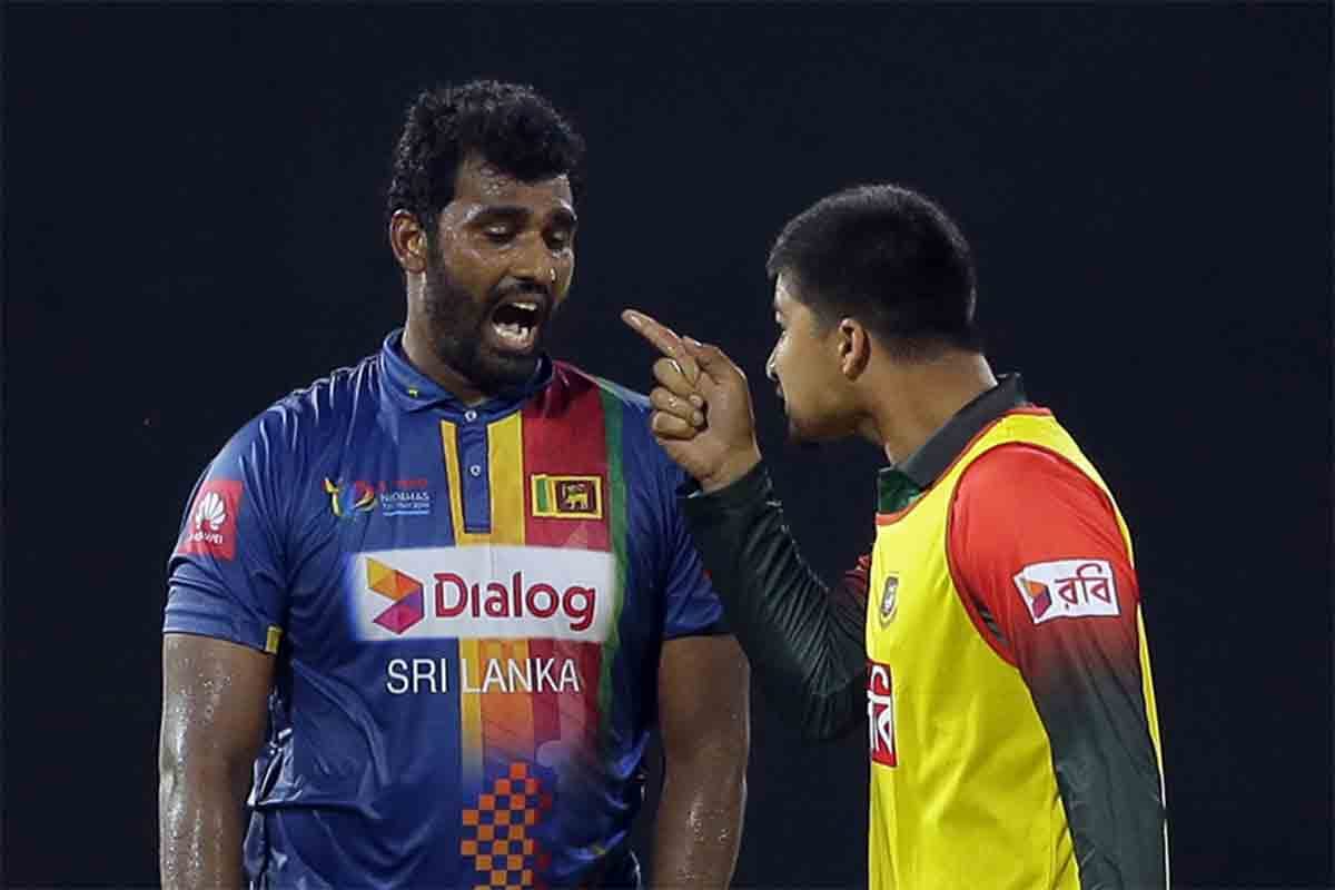 bangladesh vs sri lanka nidahas trophy brawl shakib al hasan tells players to leave field