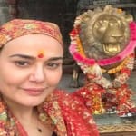 preity zinta shares her photo on navratri special at shimla temple