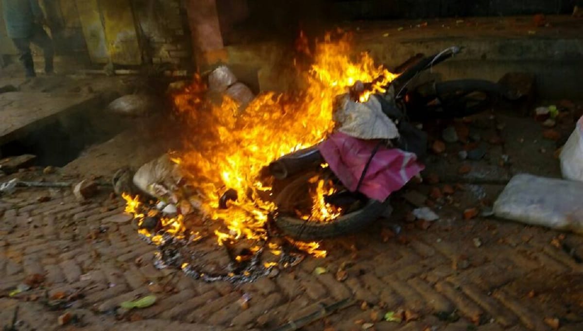 bhagalpur violence : clash between two communities during religious procession