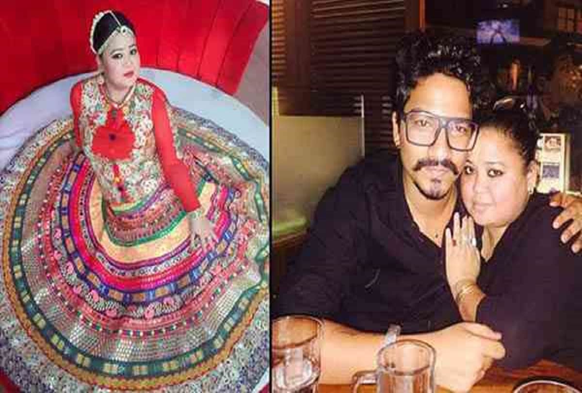bharti singh celebrate her first marriage anniversary with husband haarsh limbachiyaa