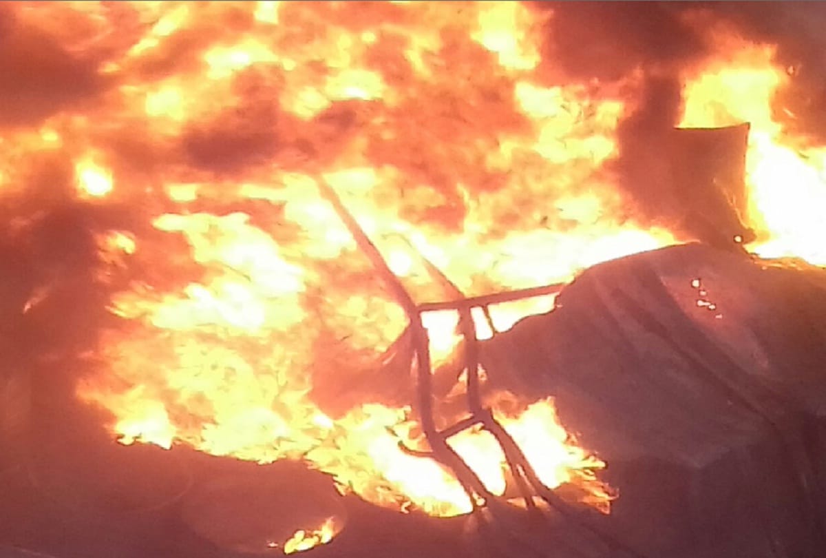 Fire broke out in a factory at Sonipat of Haryana