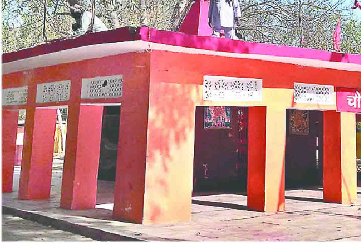 chora devi temple made by british army in up