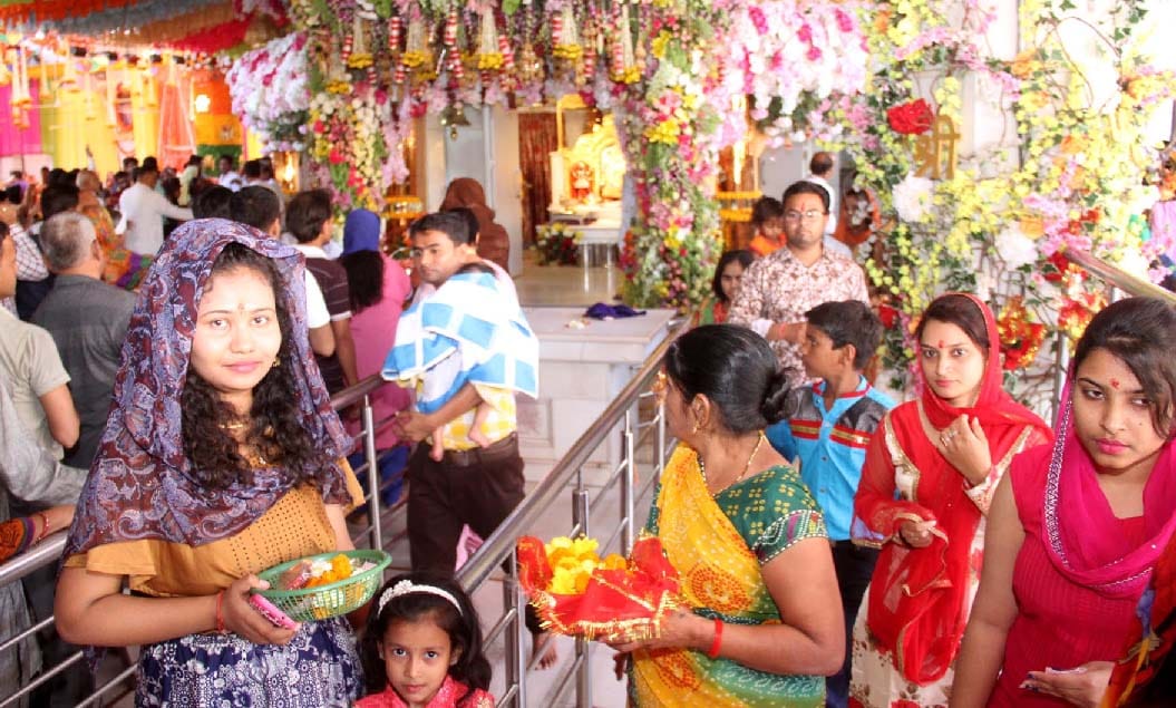chaitra navratra begins with blessings of goddess bhagawati  