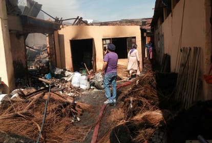 factory gutted in massive fire Tahliwal Una Himachal