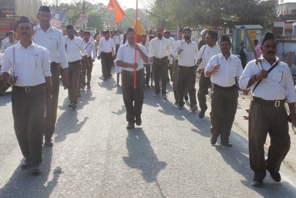 rss workers ,work done in city