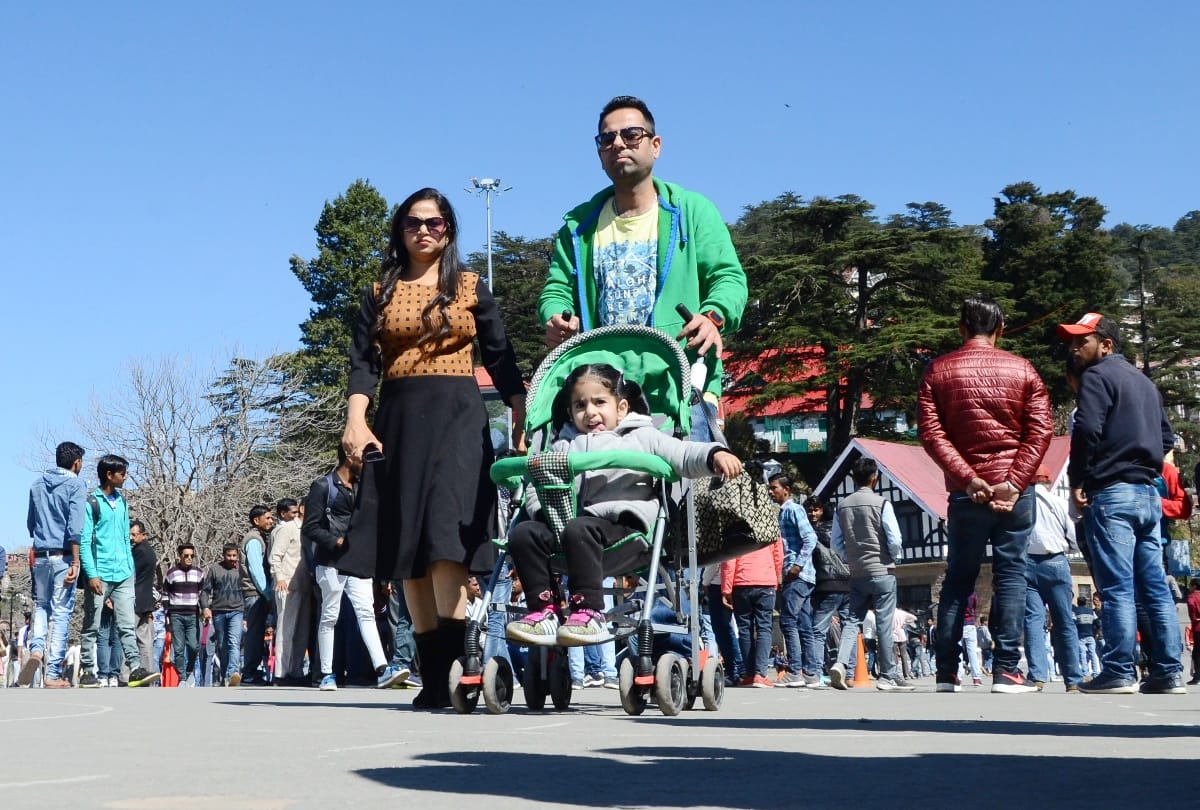 Heat Waves in Himachal Shimla temperature 23 degree celsius
