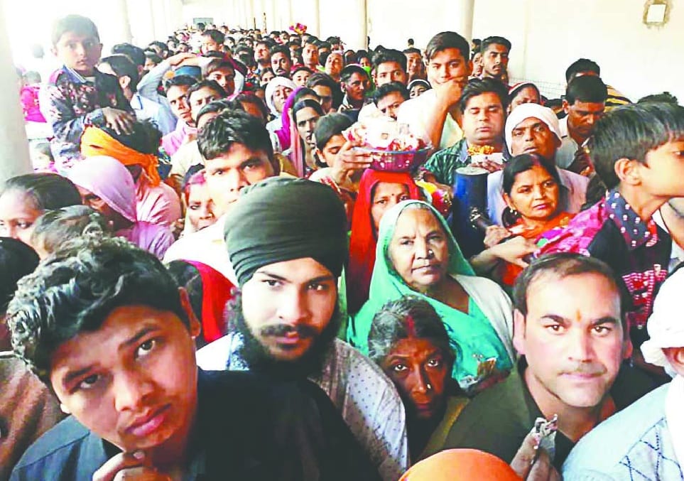 Great crowd of devotees at Shakambhari