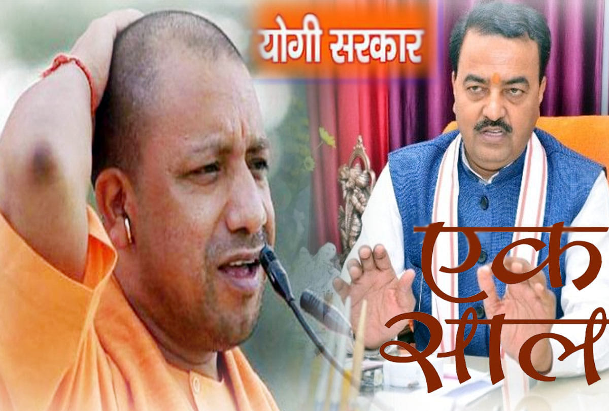 Yogi Sarkar's One-Year Report related to Keshav Prasad Maurya