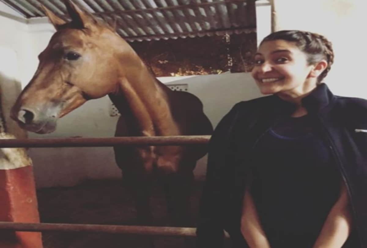 Anushka Sharma adorable pictures with horse