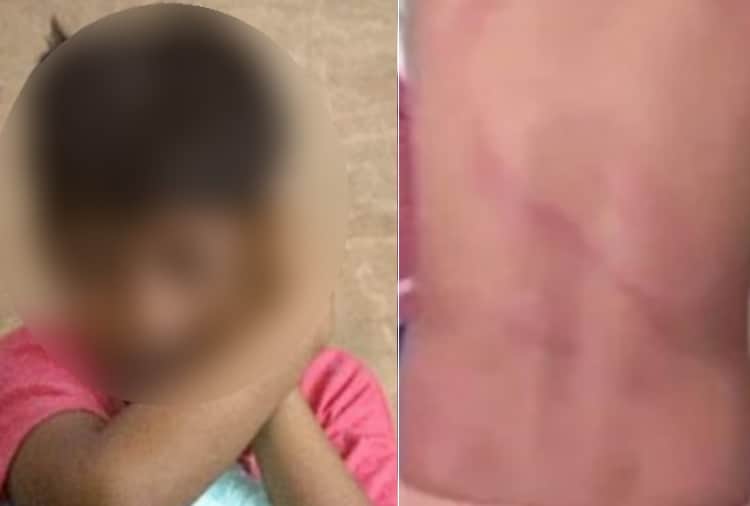 Lady Teacher Beats Child by Stick in Play School in Sirsa