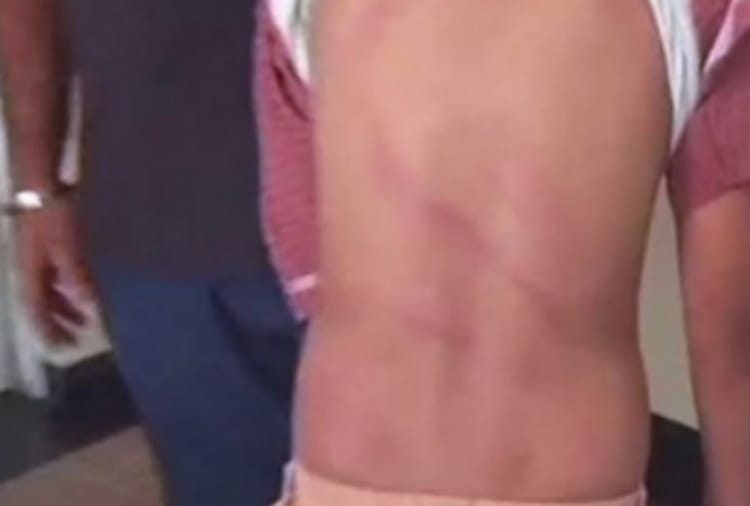 Lady Teacher Beats Child by Stick in Play School in Sirsa