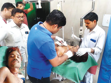 Prisoner threw throat with a blade in Central Jail