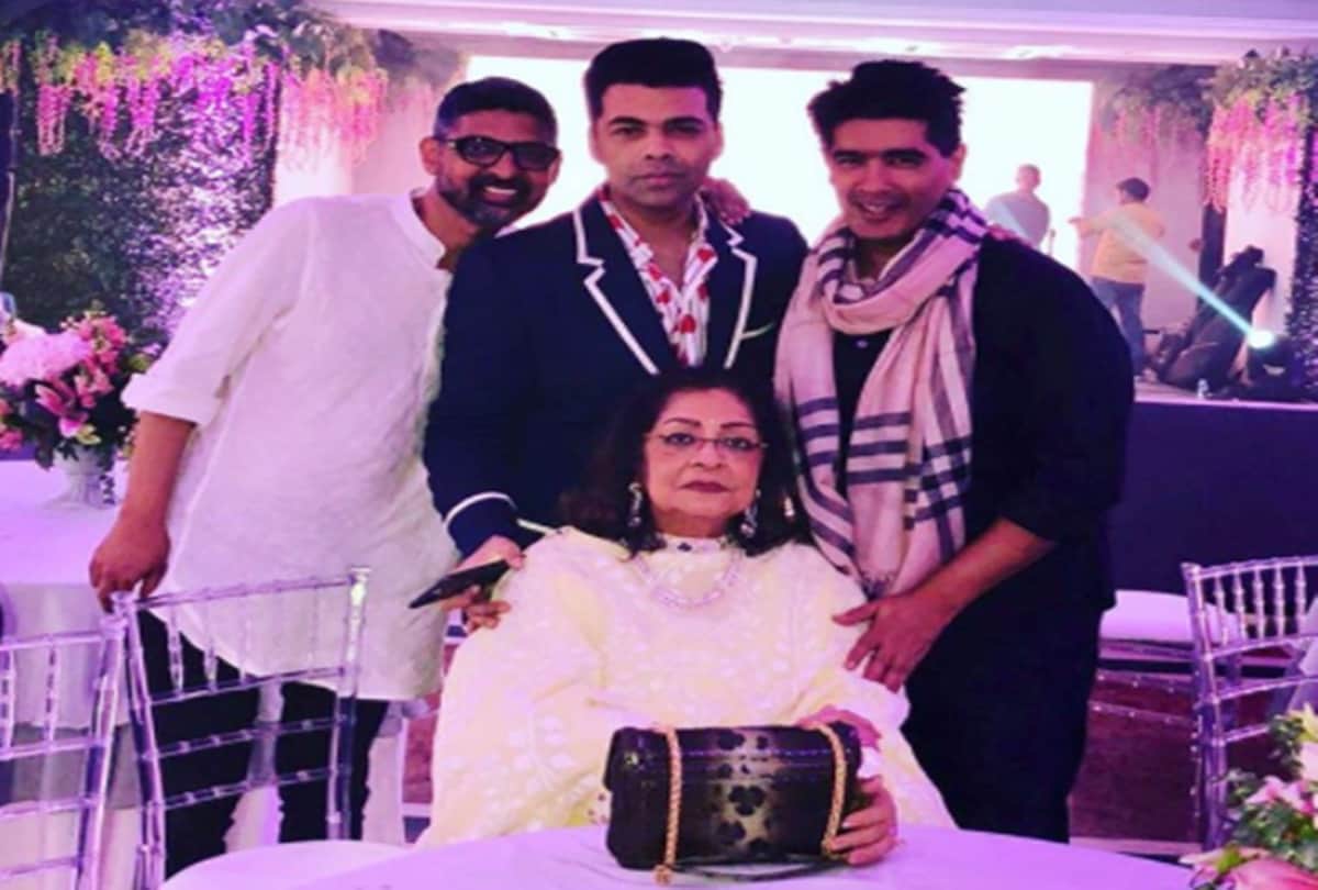 Karan johar mother hiroo johars 75th birthday bash