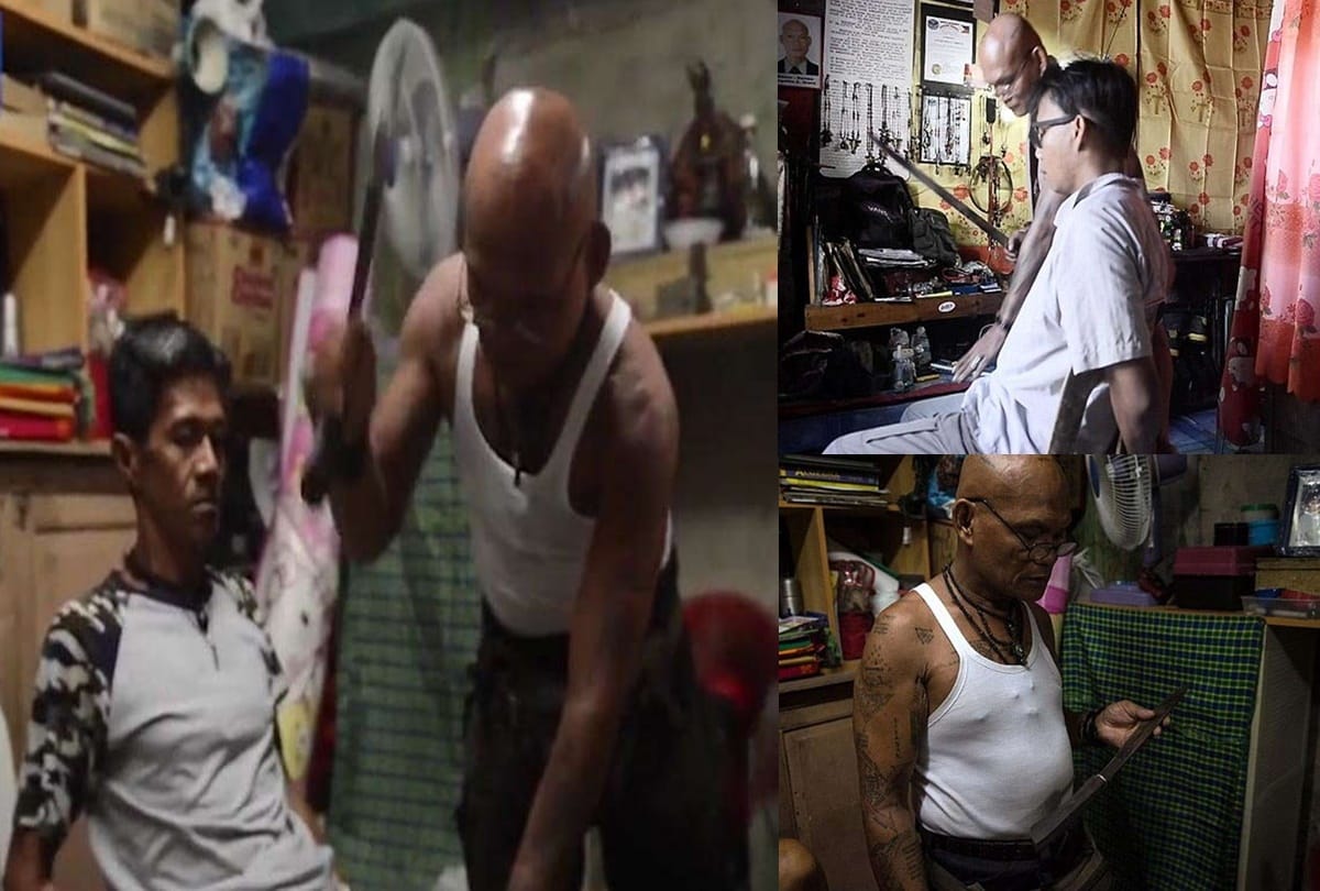 Video being viral of man who treats people with Daggers
