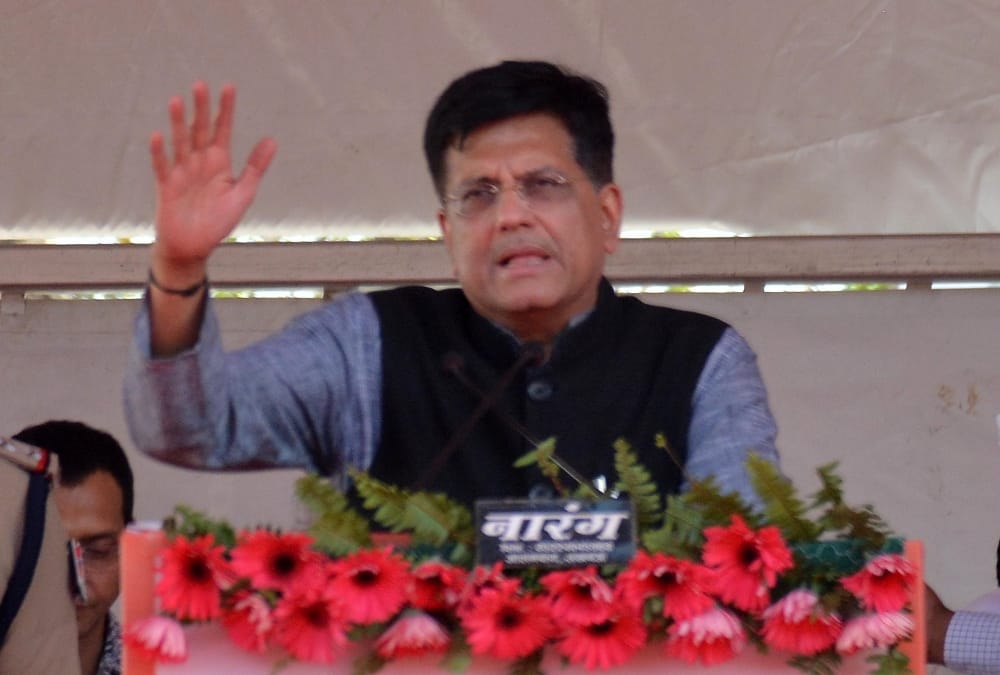 railway minister piyush goal in lucknow.