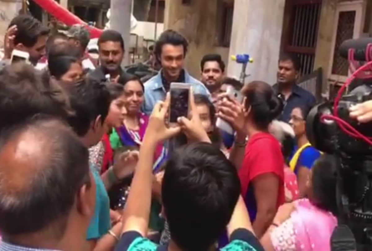 salman khan sister arpita khan share his husband aayush sharma video from loveratri set