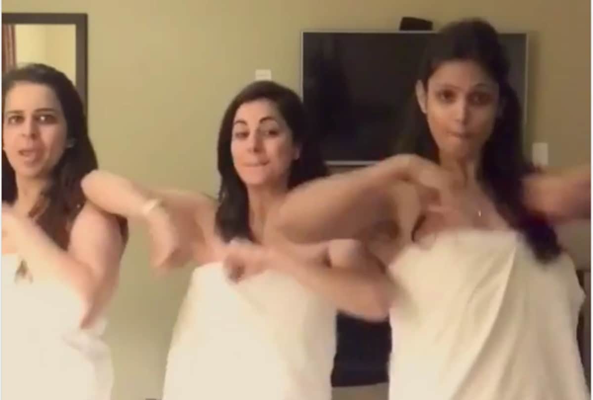 kundali bhagya actress shraddha arya dance in towel