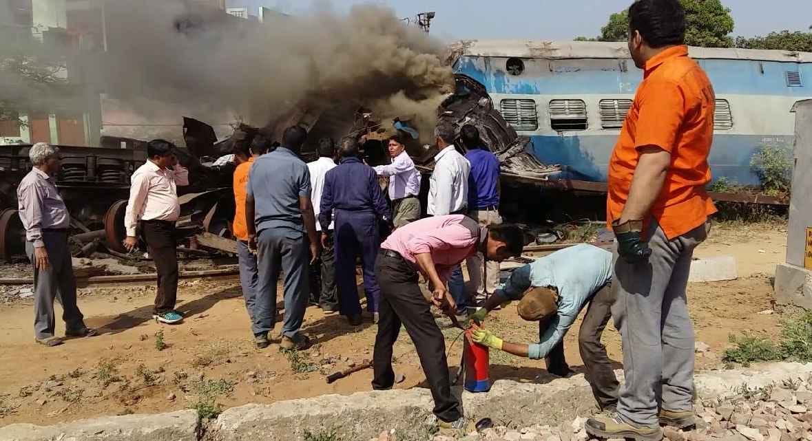 Utkal damaged cans fire