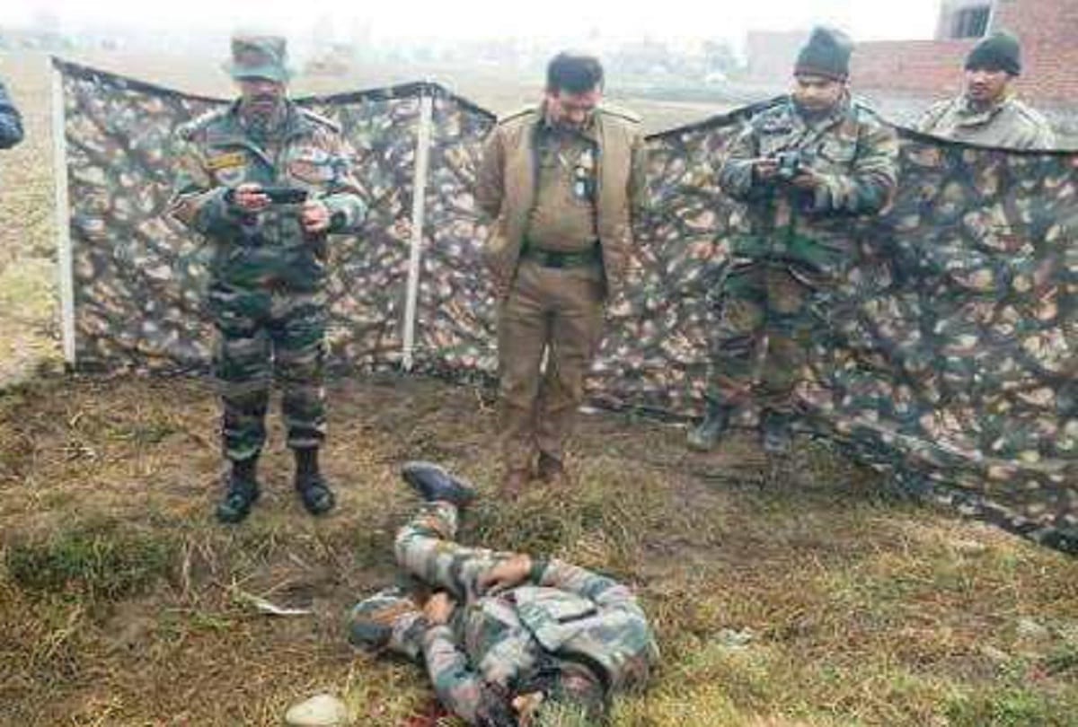 a Army man committed suicide by shot himself in jammu and kashmir