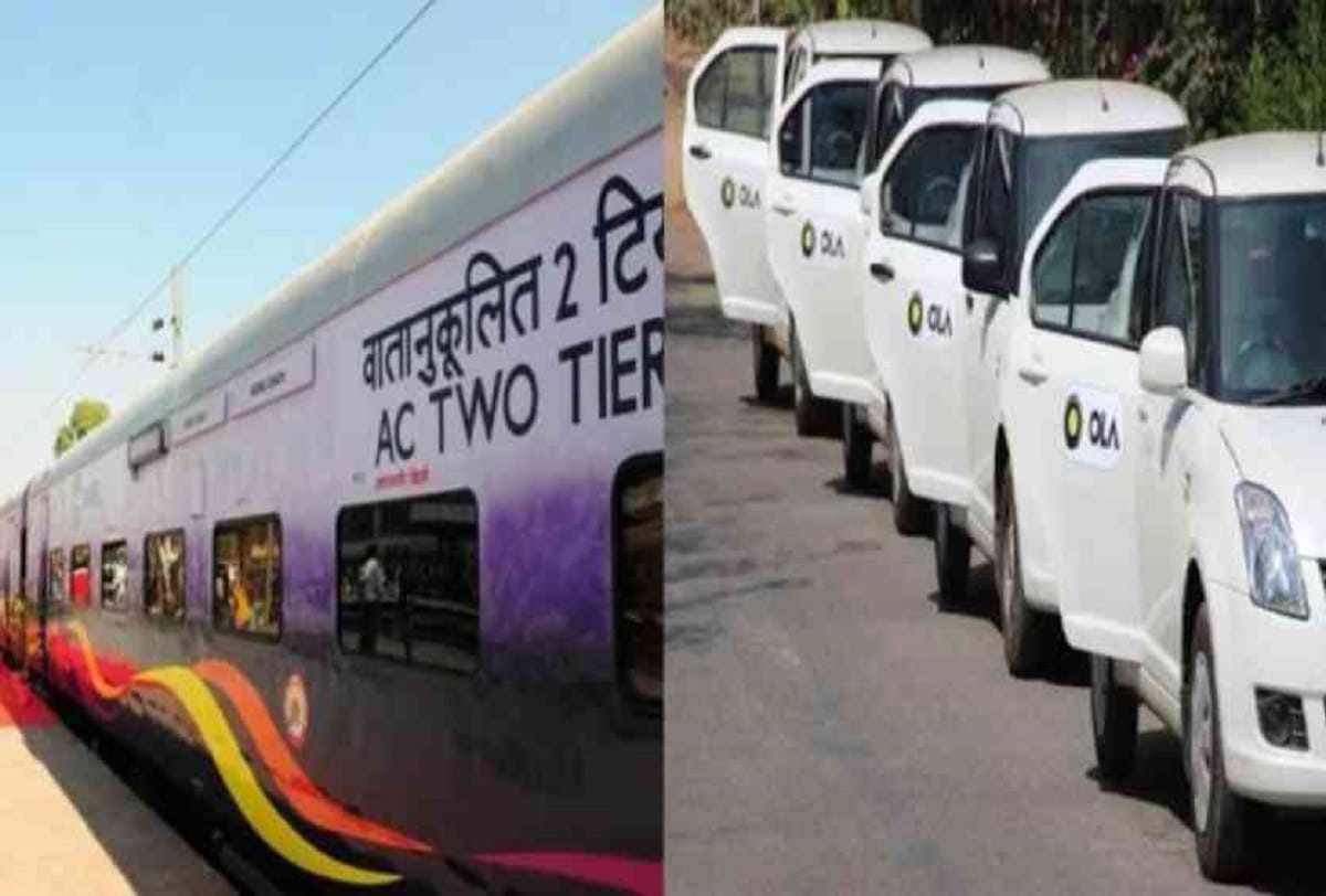 rail passengers can book ola cab through irctc website and app