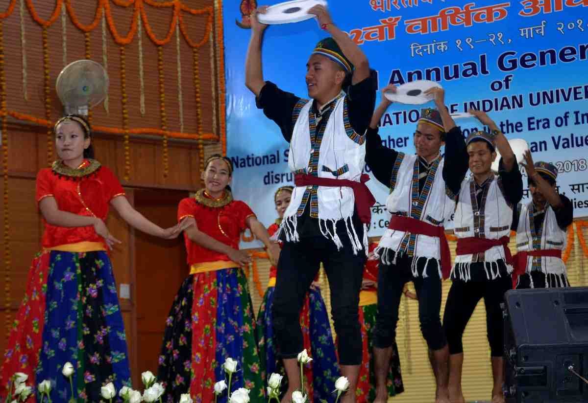 Cultural programme organised in central university for tibetan studies at sarnath