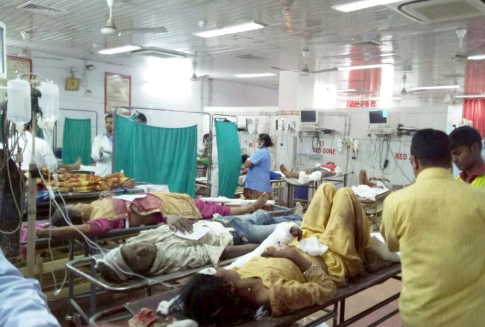  tractor trolly accident lucknow.
