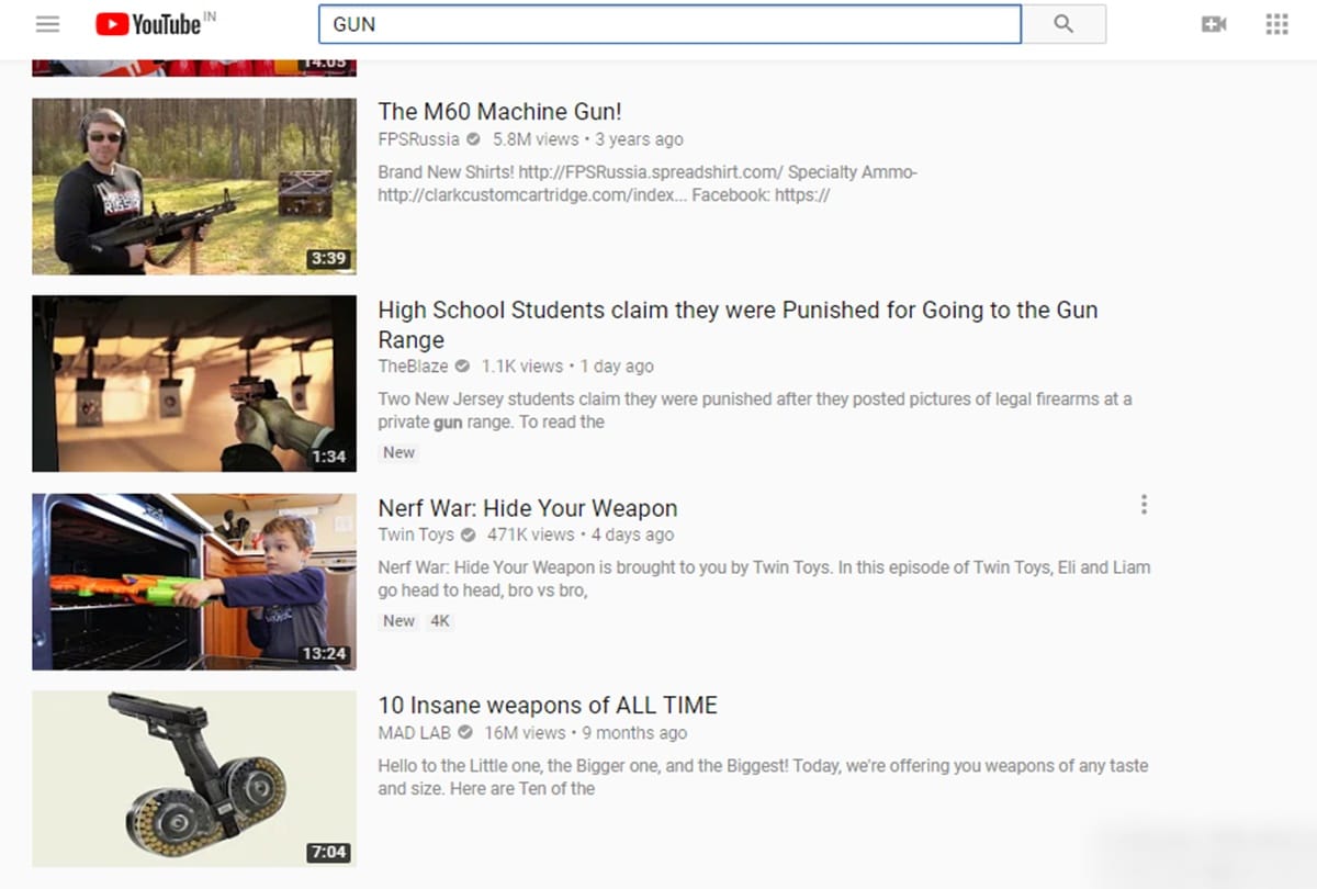Kids learning making Dangerous air gun on youtube