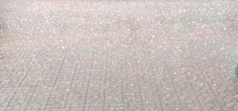 Hailstorm And rain cold weather in dehradun photos