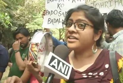 jnu student alleged professor atul johri in fir that he told her that she is having nice boob
