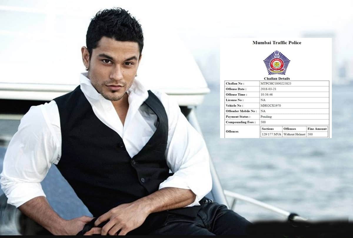 Mumbai Police Issues challan To Kunal Kemmu For Bike riding without helmet