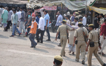 Mukhtar ansari appearing in court in double murder case
