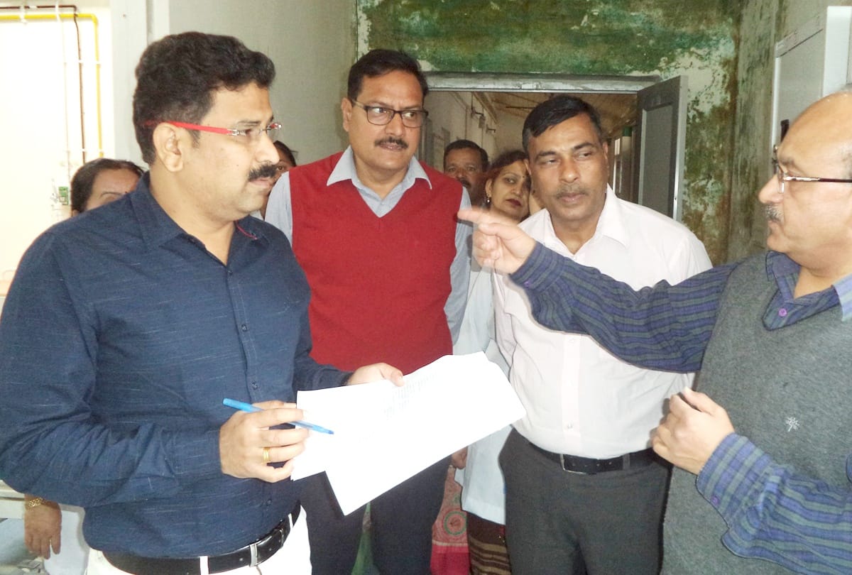 medical council of India team visit Nahan Medical College