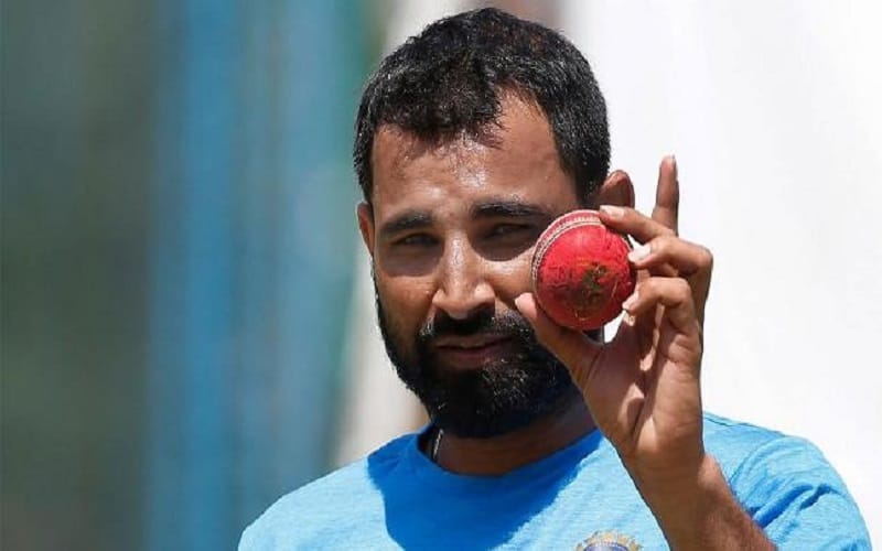 mohammed shami back on practice after family controversy