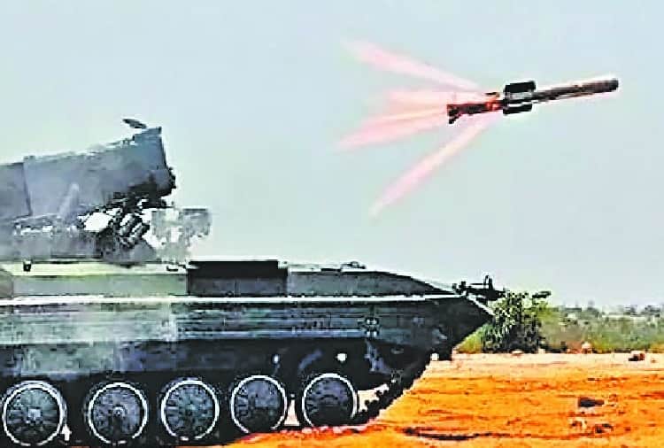 third generation fire-and-forget anti-tank missile Nag developed in india