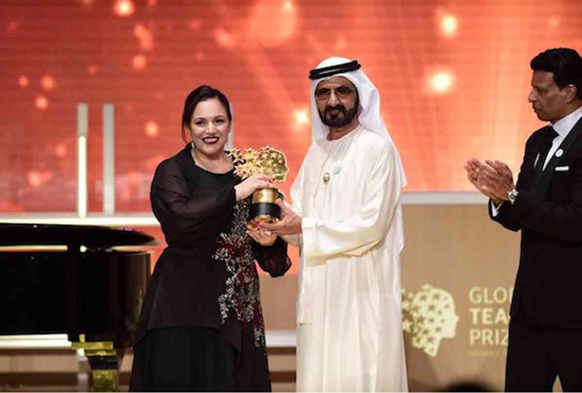andria zafirakou from united kingdom won global teacher prize 2018 of 6 crore rupees