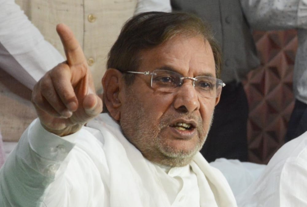 sharad yadav on leader of grand alliance.