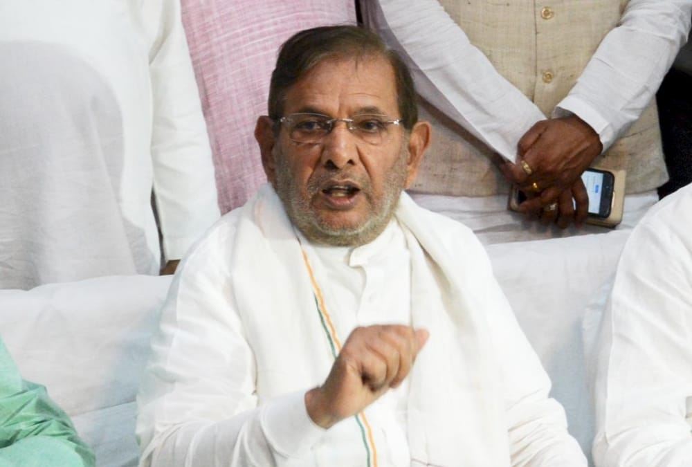 sharad yadav on leader of grand alliance.