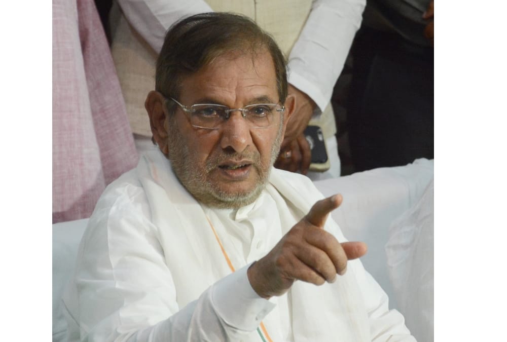 sharad yadav on leader of grand alliance.