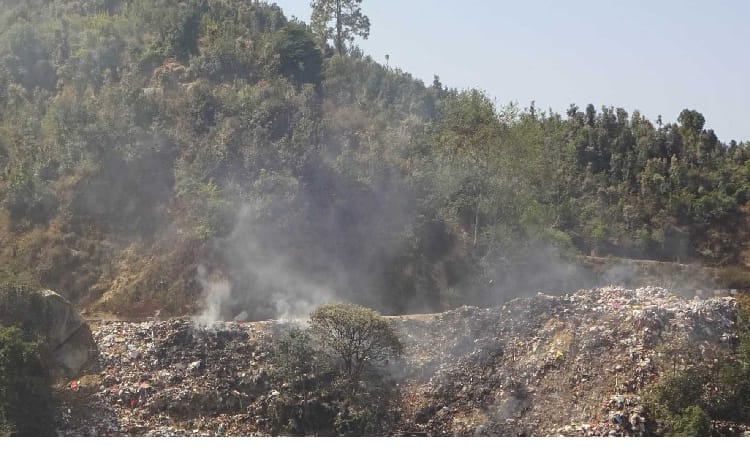 On the second day, a fire in the trunking ground
