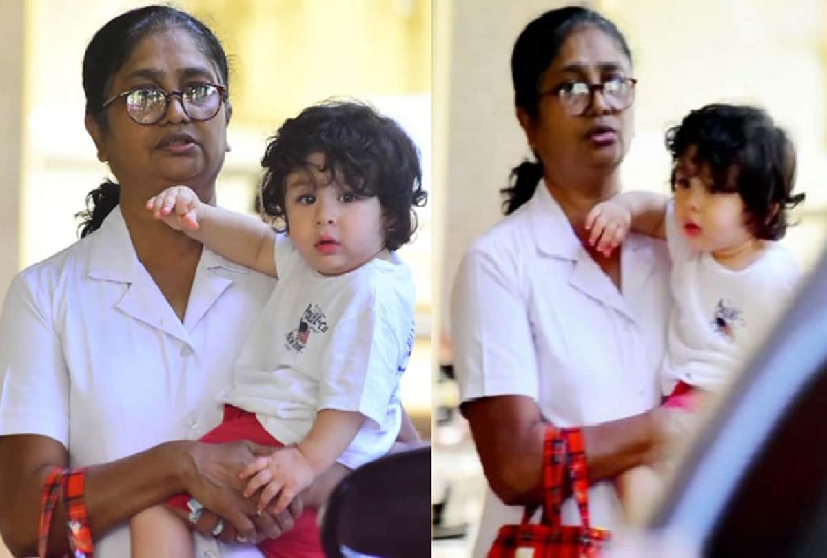 Taimur Ali Khan spotted with messy hair while going to gym 