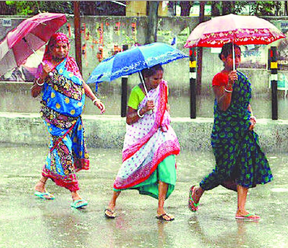 rainfall, Relief in the valley
