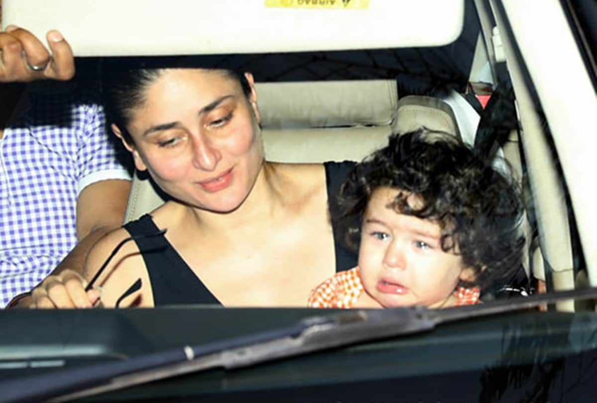 taimur ali khan wouldnt stop crying Kareena Kapoor Khan tries to cheer 