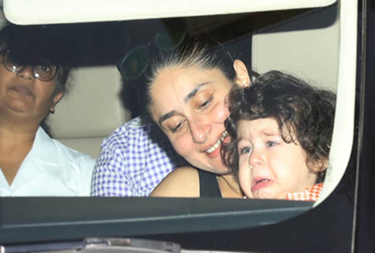taimur ali khan wouldnt stop crying Kareena Kapoor Khan tries to cheer 