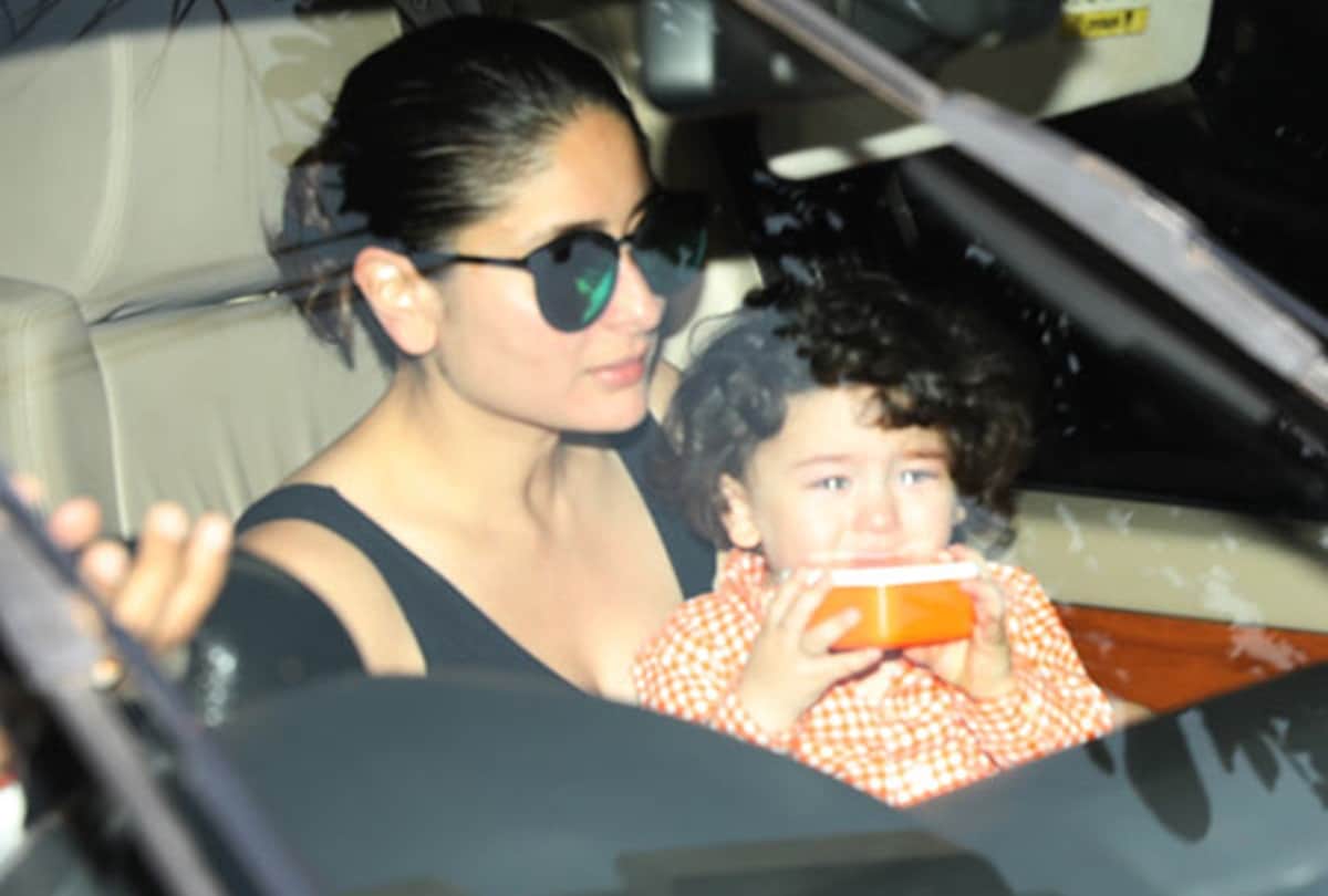 taimur ali khan wouldnt stop crying Kareena Kapoor Khan tries to cheer 