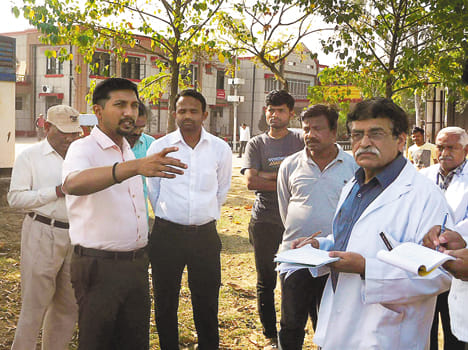 Absentee two doctors and staff pays salaries