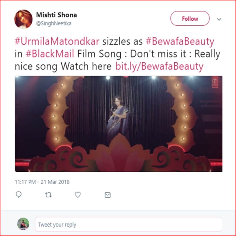 This is how social media reacts after Blackmail Bewafa Beauty song release of Urmila Matondkar