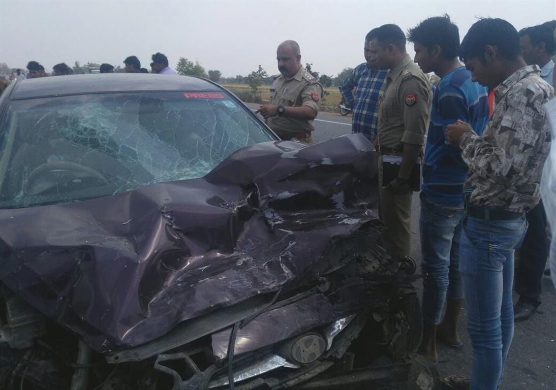 One of the deaths in the hands of cars in Hathras, four serious