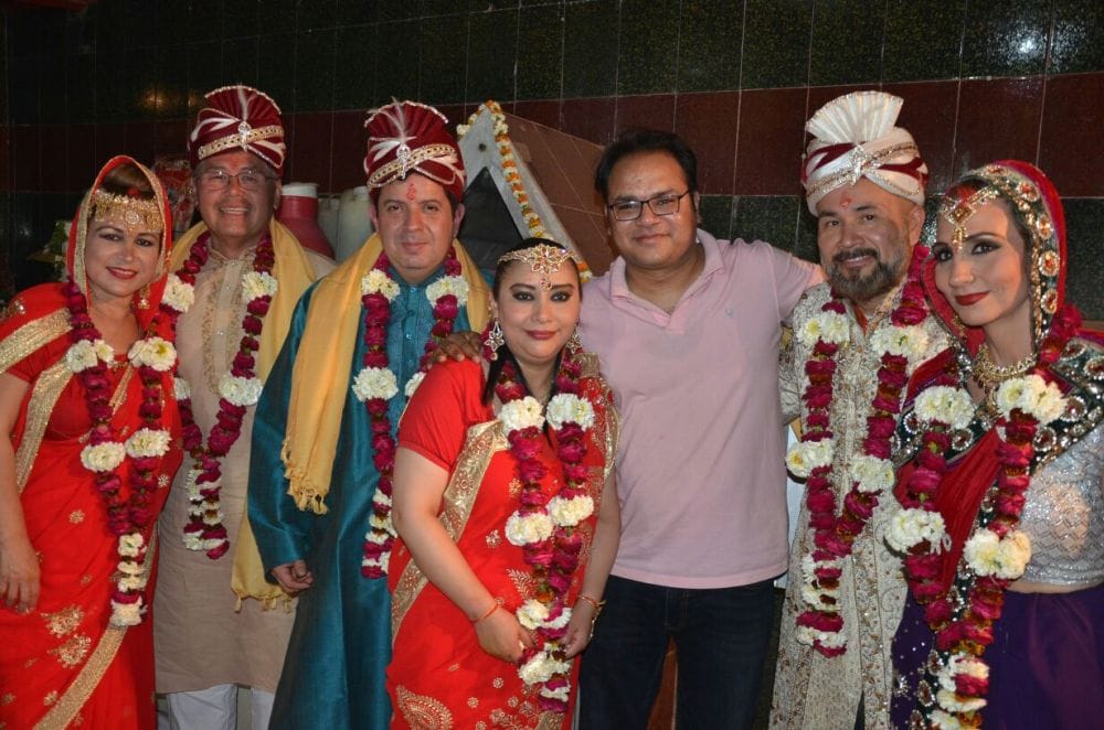 four foreign couples married according to hindu rituals 