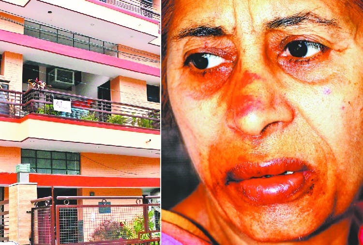 Lady Robbed in Chandigarh in House