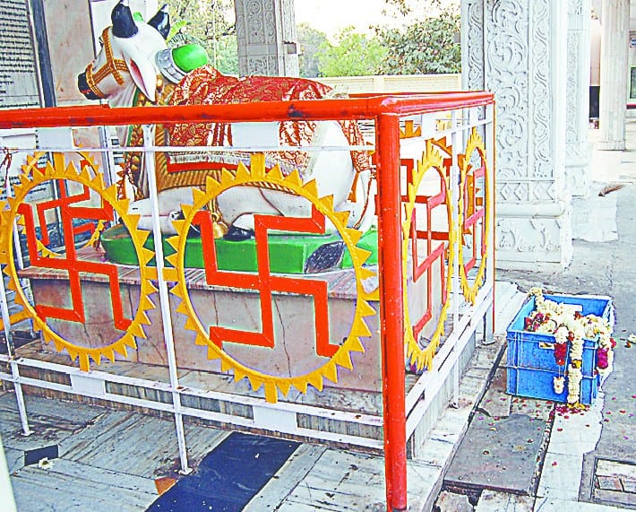 baba augarnaath mandir me laga rain harvesting system